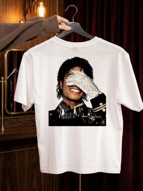 Vintage Michael Jackson Graphic Tee Retro Rap Stap Y2K Streetwear  Shirt